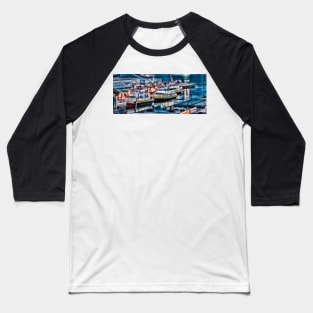 Casco Bay Lights Baseball T-Shirt